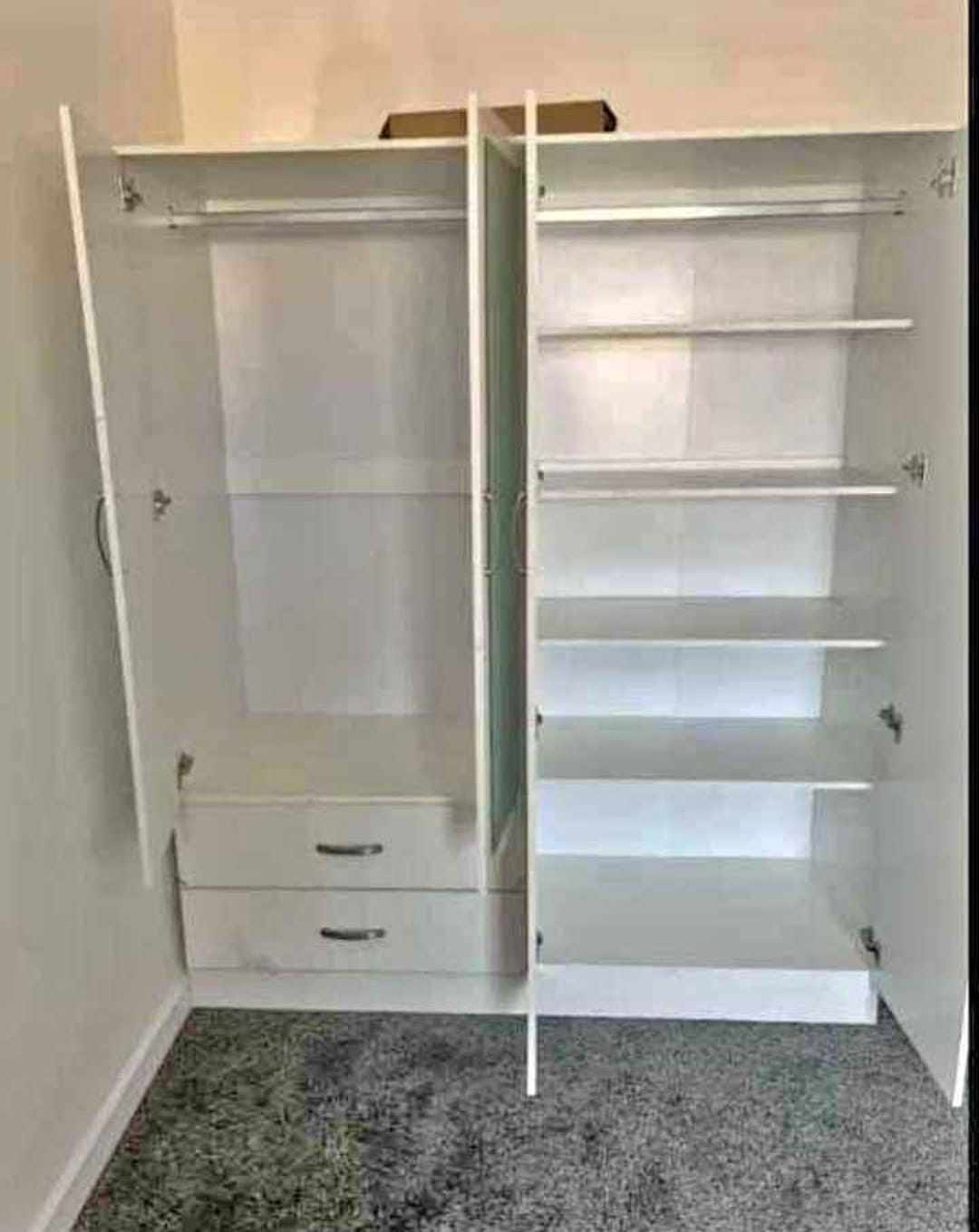 brand new 3 door wardrobe fully assembled – spacious bedroom storage
