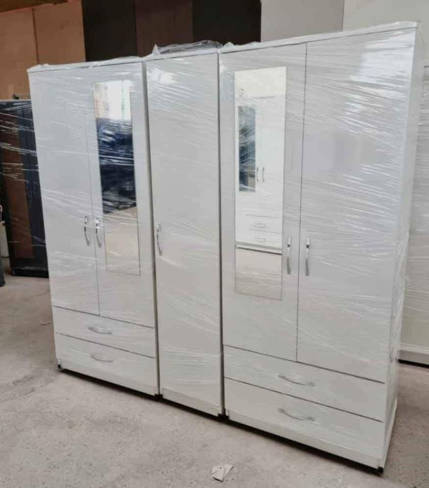 brand new wide 5 door wardrobe for spacious interiorsfully built