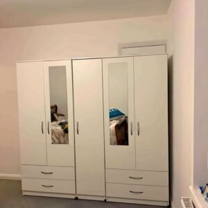 brand new wide 5 door wardrobe for spacious interiorsfully built