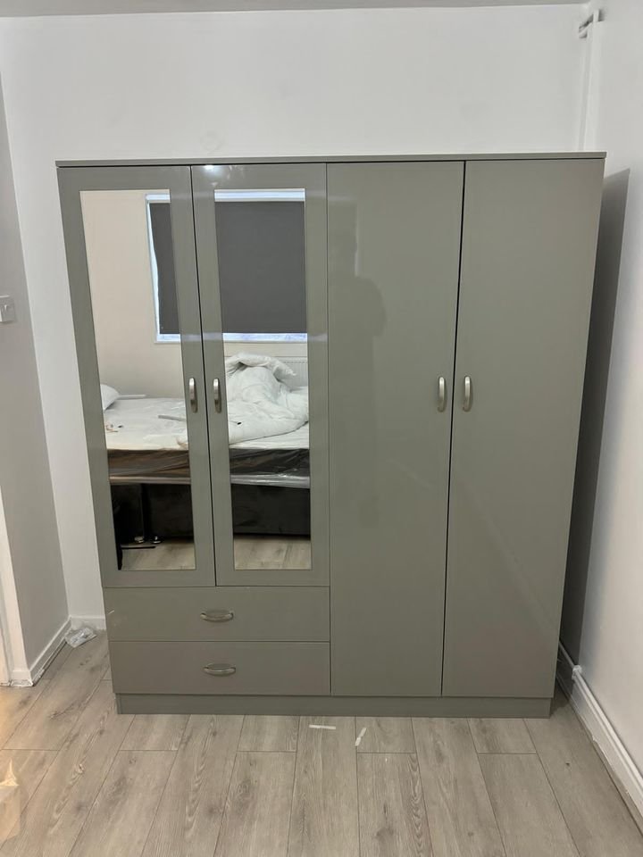 new 4 door wardrobe for modern bedrooms – fully assembled