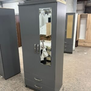 new 2 door gents wardrobe fully built with hanging & shelving space