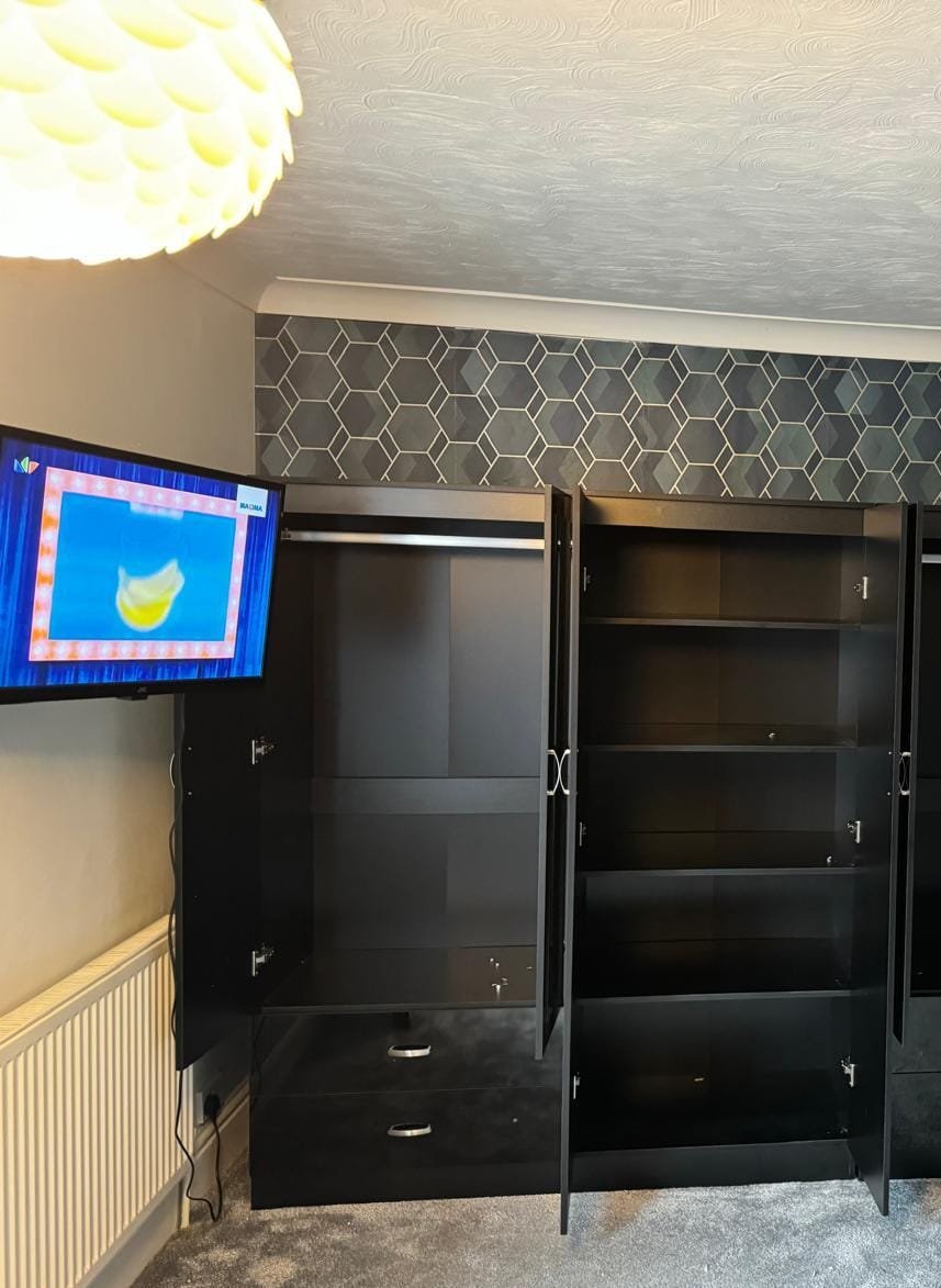 new 4 door wardrobe for modern bedrooms – fully assembled