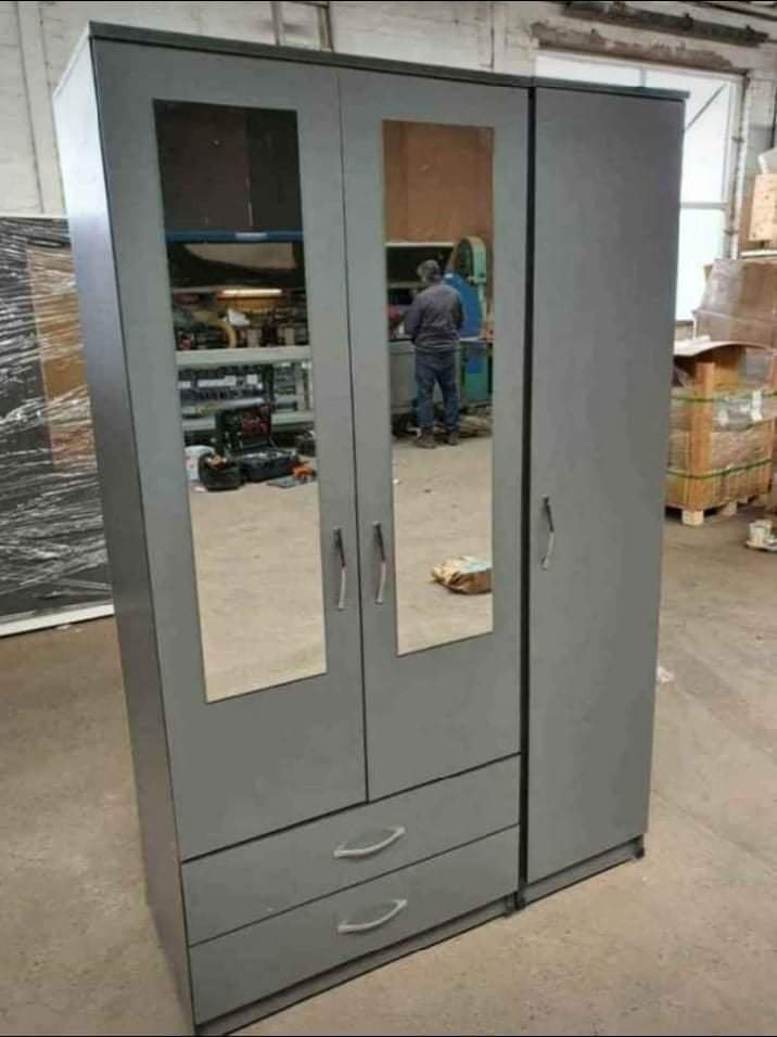 brand new 3 door wardrobe fully assembled – spacious bedroom storage