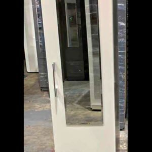 stylish single door wardrobe in white, grey, oak or walnut