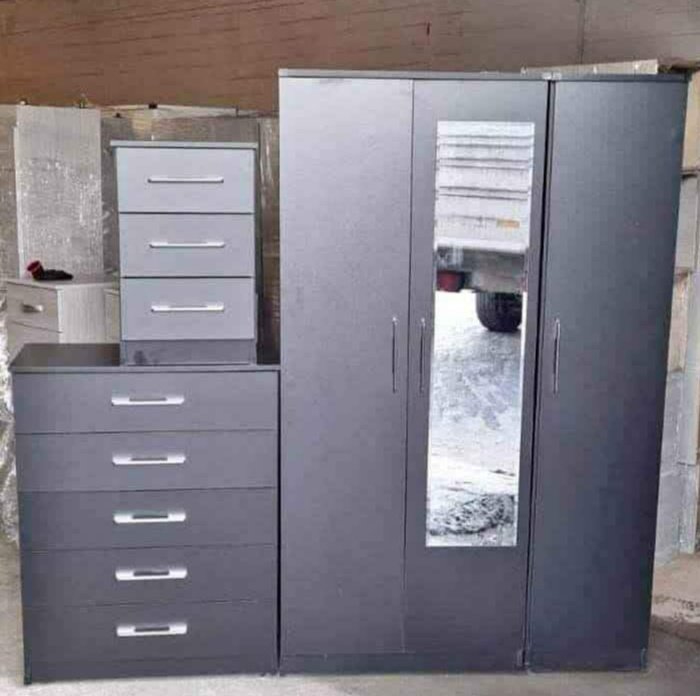 brand new 3 door wardrobe fully assembled – spacious bedroom storage