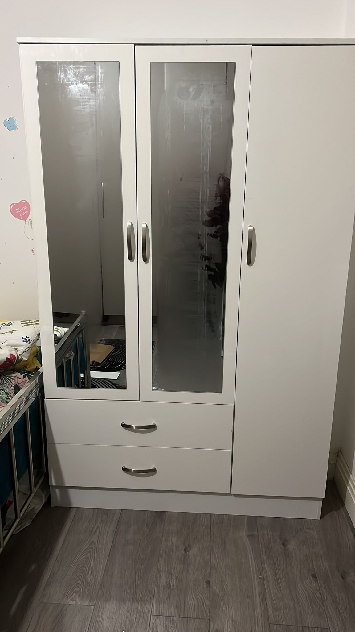 brand new 3 door wardrobe fully assembled – spacious bedroom storage