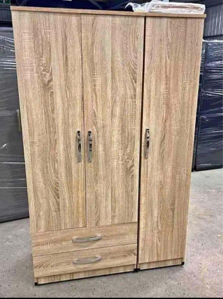 brand new 3 door wardrobe fully assembled – spacious bedroom storage