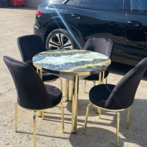 turkish dinning table with 4 chairs