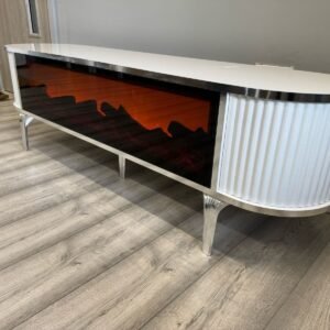 tv unit with fire place