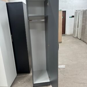 one door grey wardrobe for sale free delivery