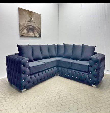 brand new ashton 2+3 seater plush velvet sofa set