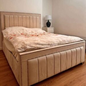 new hilton king panel bed with mattress – luxury hotel style bed set (uk king size)