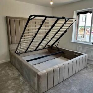 hilton king size bed with mattress – luxury & comfortable divan bed set (uk standard size)