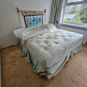 new gnk king size divan bed with mattress – complete divan bed set (uk standard size)