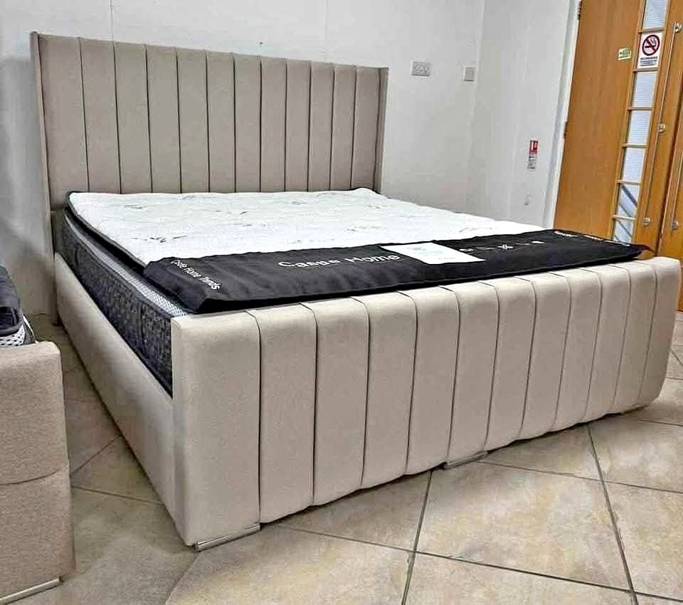 arizona bed gnk – modern upholstered bed frame with premium finish