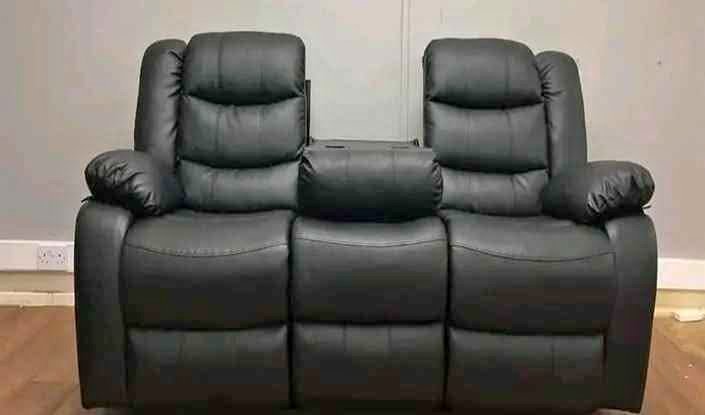 brand new roma 3 + 2 seater leather sofa set