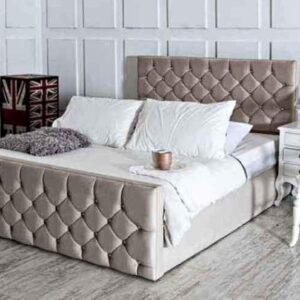 florida super king bed with mattress – spacious panel style divan bed set (uk super king size)