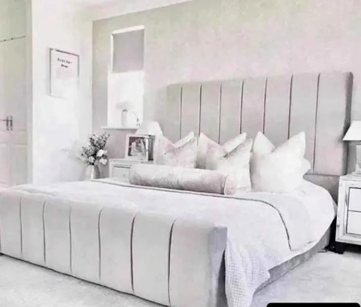 gio king size bed with mattress – spacious & modern divan bed set (uk standard size)