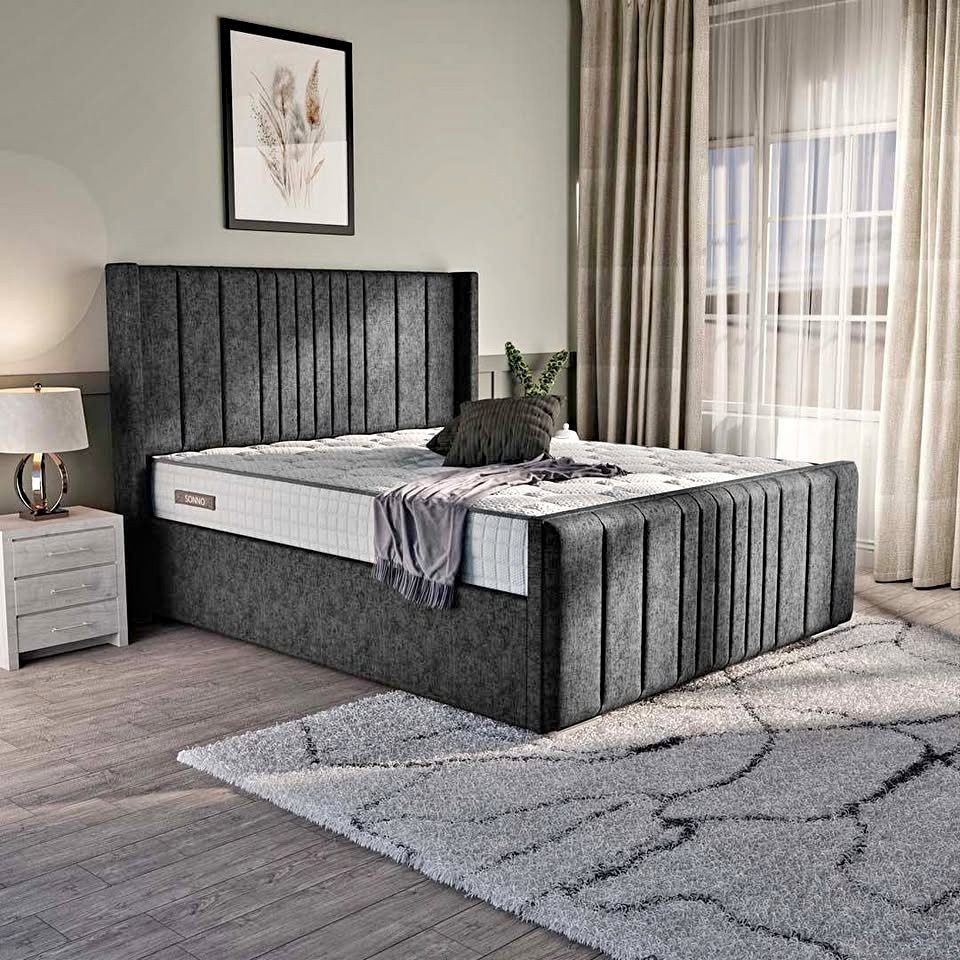 arizona bed gnk – modern upholstered bed frame with premium finish