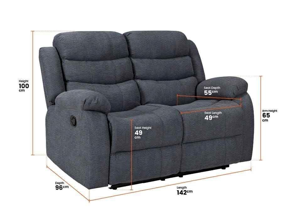new velvet 2+3 seater recliner sofa set