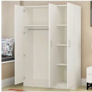 brand new 3 door grey wardrobe