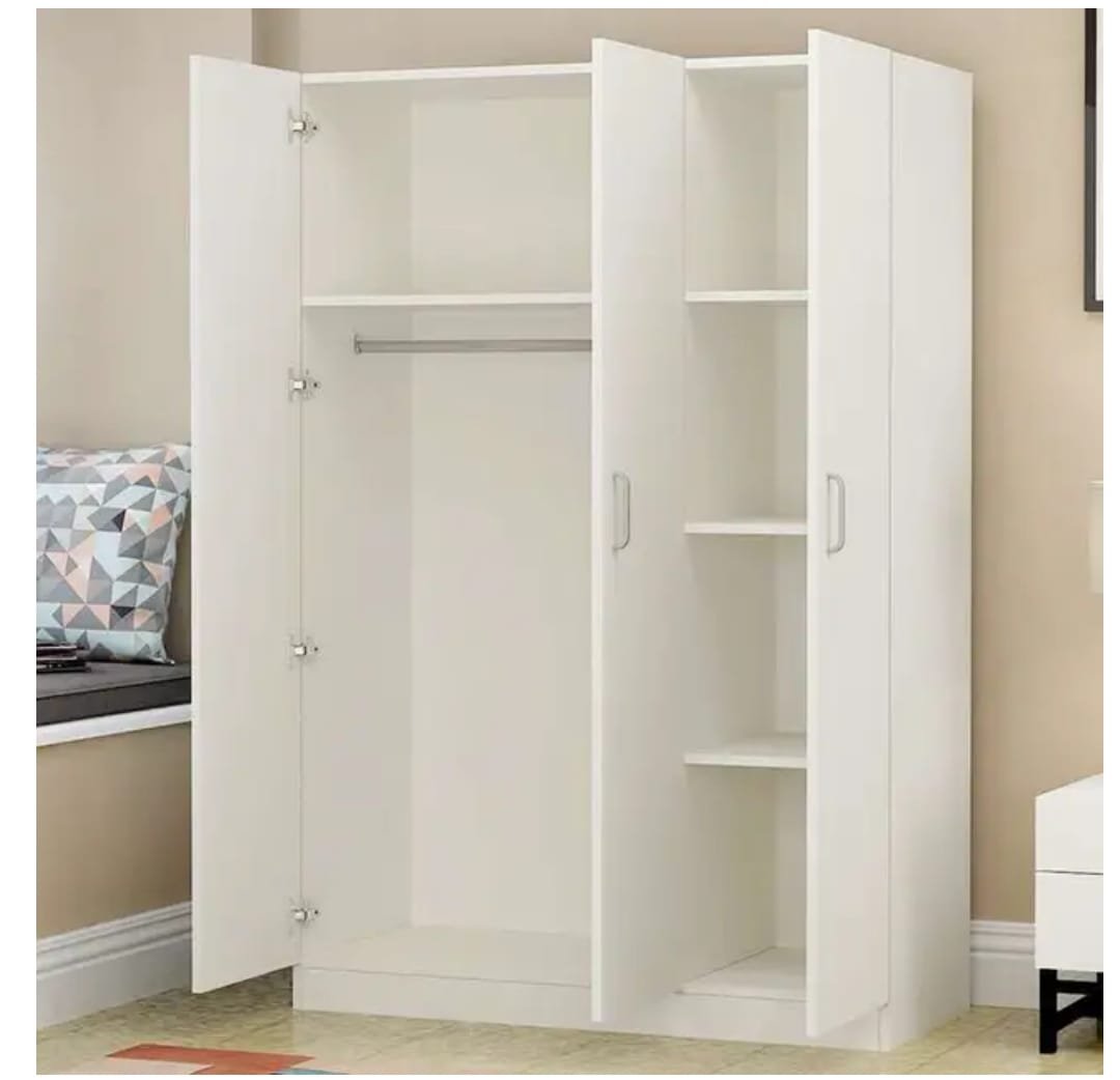 brand new 3 door grey wardrobe