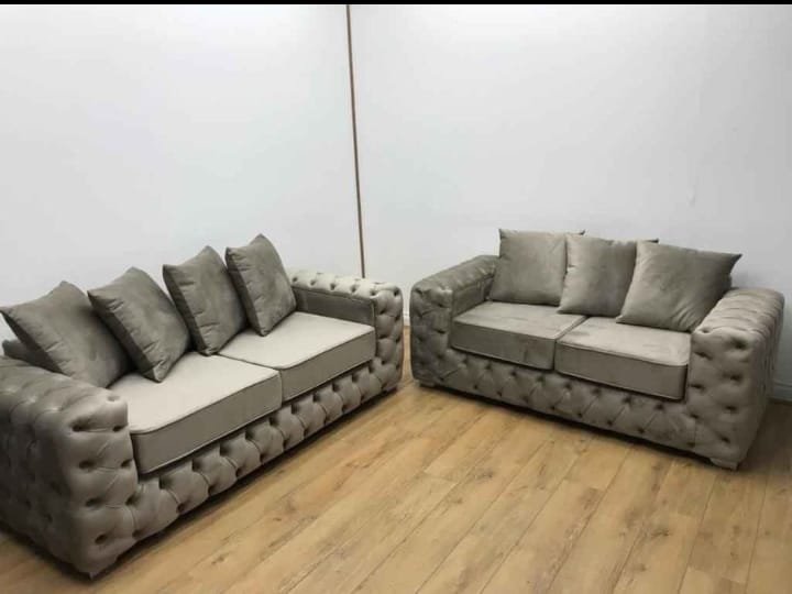 brand new ashton 2+3 seater plush velvet sofa set