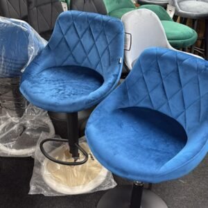 new woltu premium velvet swivel bar stool for kitchen & bar