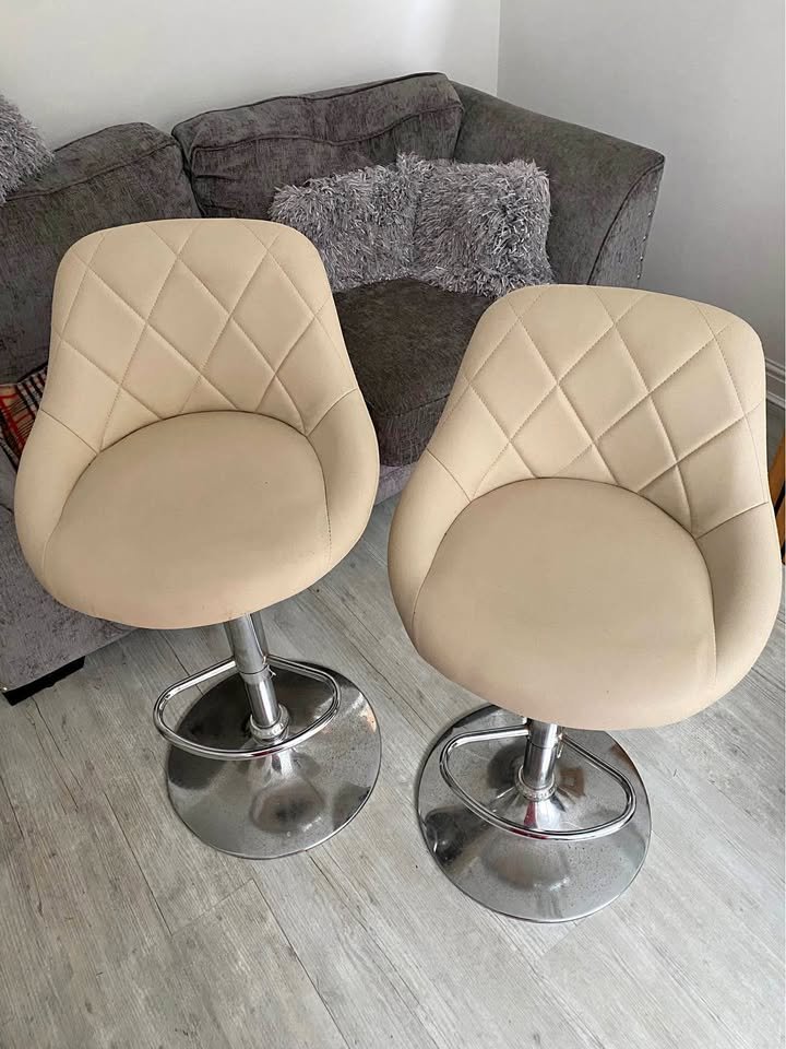 new woltu premium velvet swivel bar stool for kitchen & bar