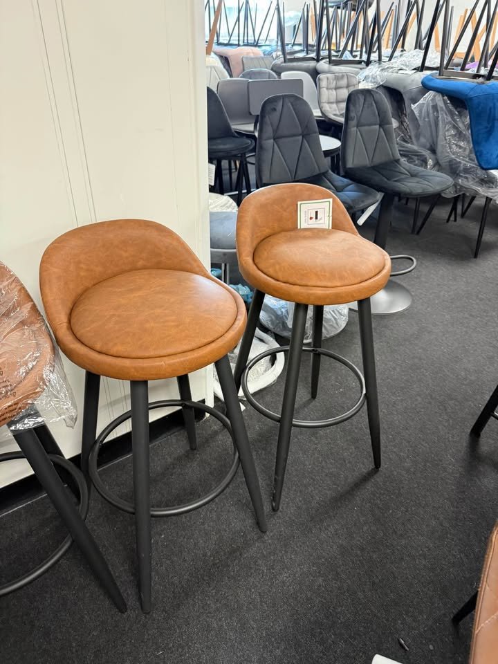 woltu vintage velvet kitchen island bar stool