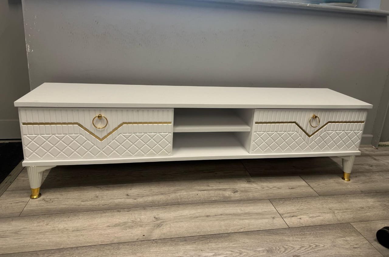 modern living room tv unit with fireplace