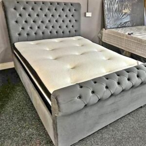 4ft 6" hilton bed – premium comfort, stylish design, multiple fabric options