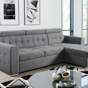 arctic corner sofa bed with ottoman storage – perfect for uk homes