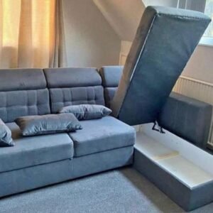 new arctic corner sofa bed with ottoman storage – modern large size design
