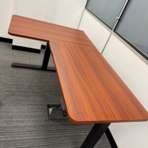 new brand l shape office desk with premium wooden top | modern executive workstation for home & office