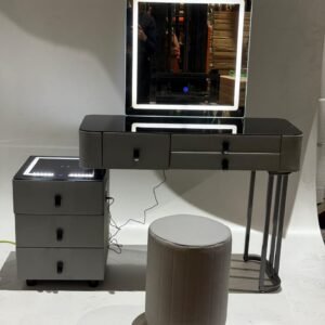 new stylish multi colour dressing table – hollywood mirror vanity with stool