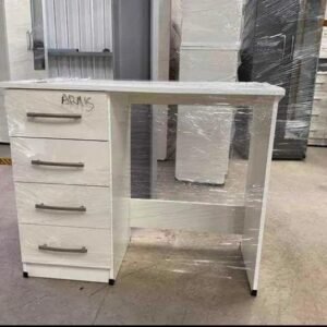 premium 4 drawer makeup table – sleek high gloss bedroom storage (uk)