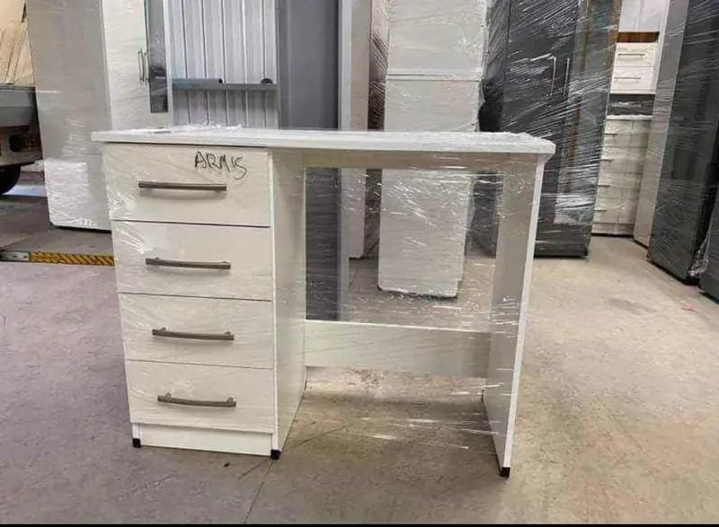 premium 4 drawer makeup table – sleek high gloss bedroom storage (uk)