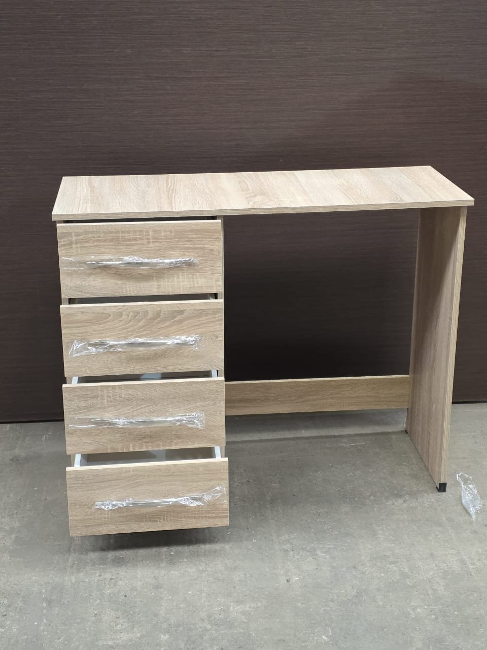 new compact 4 drawer dressing table – space saving storage table (uk)
