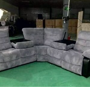 modern velvet corner recliner sofa suite