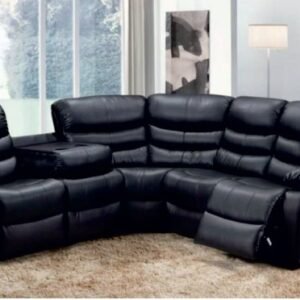 brand new roma leather corner sofa