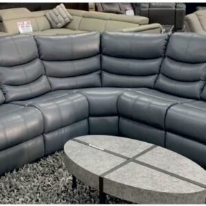 roma leather corner recliner sofa available