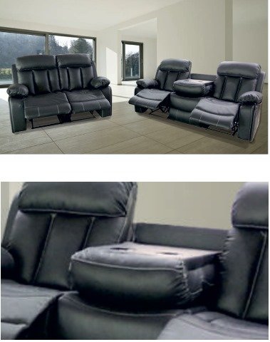 new velvet 2+3 seater recliner sofa set