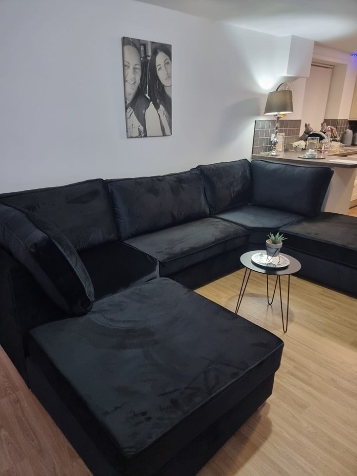 u shaped sofa suite available