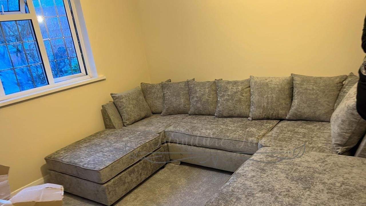 u shaped sofa suite available