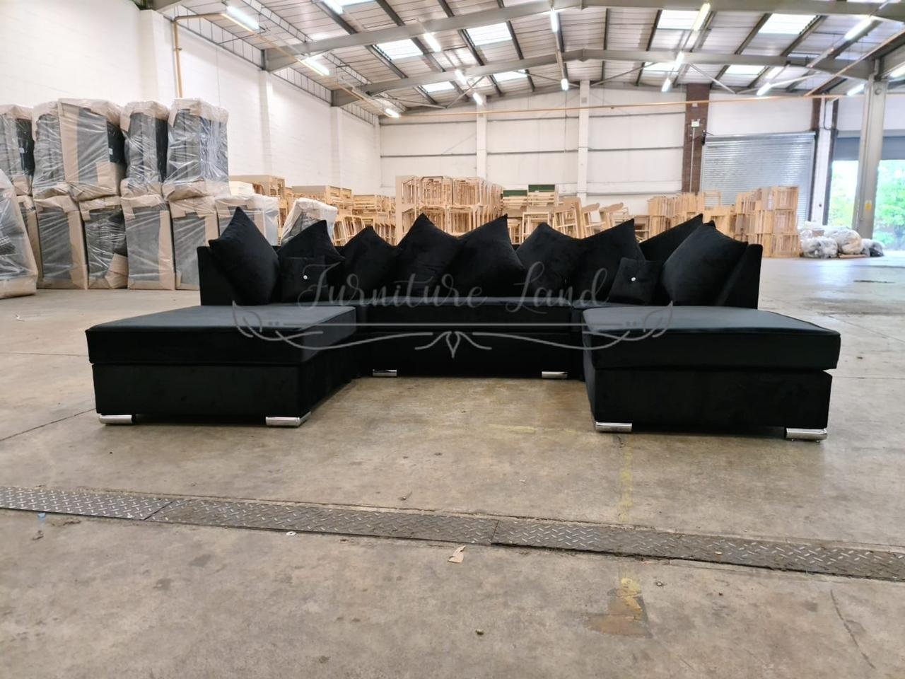 u shaped sofa suite available